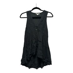 American Eagle Outfitters Black Sleeveless Blouse